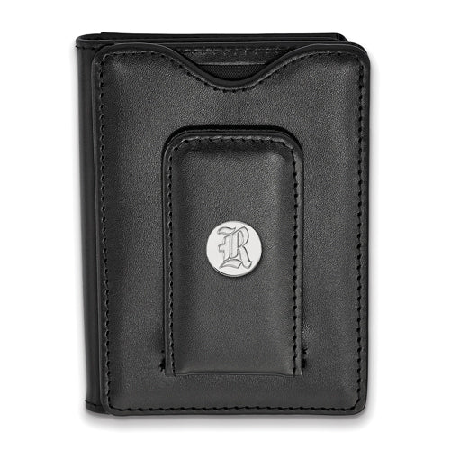 SS Rice University Black Leather Wallet
