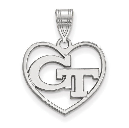 SS Georgia Institute of Technology Pendant in Heart