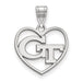 SS Georgia Institute of Technology Pendant in Heart