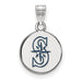 SS MLB  Seattle Mariners Small Enamel Disc Pendant