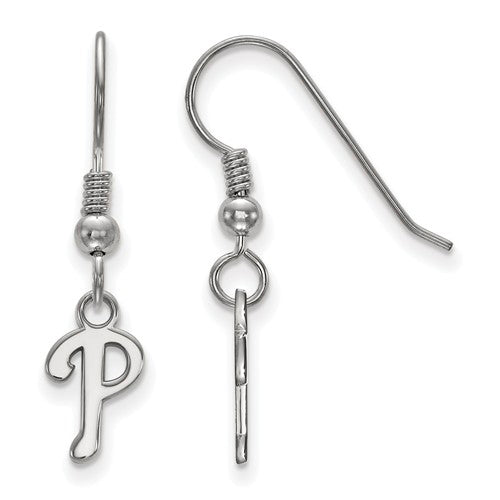 SS MLB  Philadelphia Phillies XS "P" Dangle Earrings