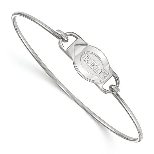 SS MLB  Cincinnati Reds Small Ctr Wire Bangle