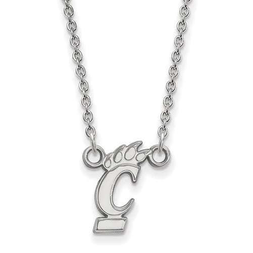 SS University of Cincinnati Small Bearcats Logo Pendant w/Necklace