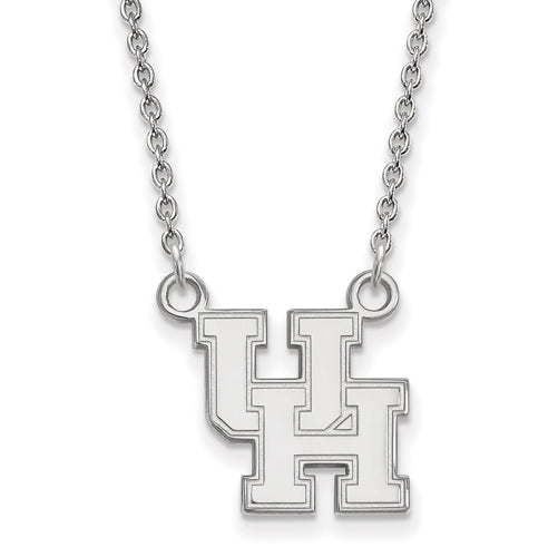 14kw University of Houston Small Logo Pendant w/Necklace