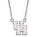 SS University of Houston Small Logo Pendant w/Necklace