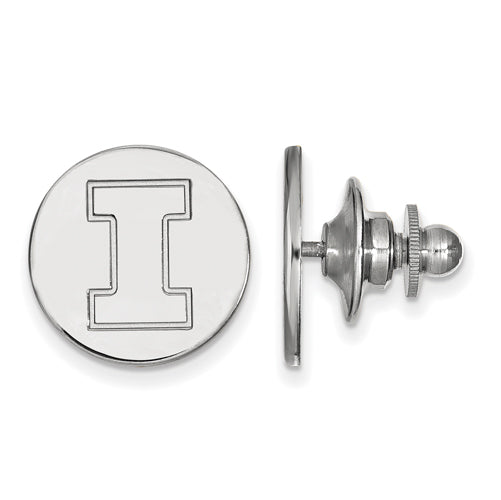 SS University of Illinois Disc Lapel Pin
