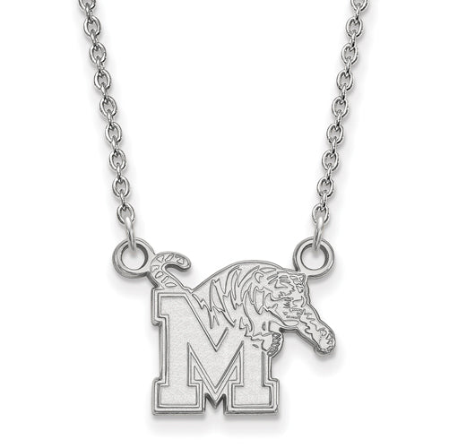 SS University of Memphis Small Tigers Pendant w/Necklace