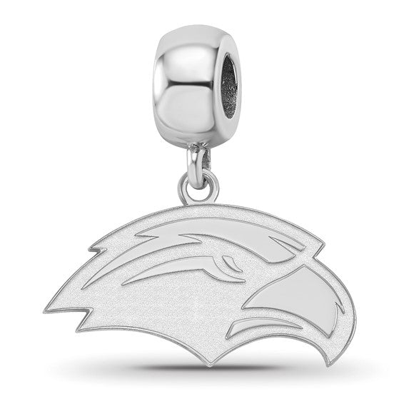 SS University of Southern Mississippi Eagle Small Dangle Bead Charm