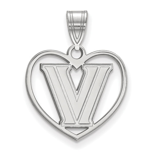 SS Villanova University Pendant in Heart