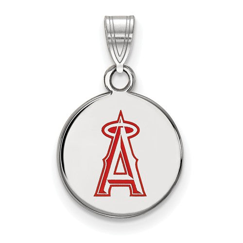 SS MLB  Los Angeles Angels Small Enamel Disc Pendant