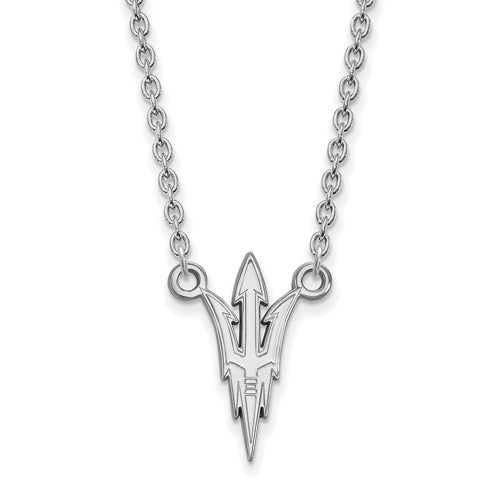 SS Arizona State University Large Pitchfork Pendant w/Necklace