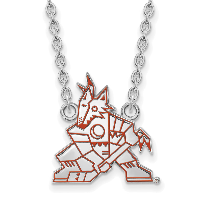 SS NHL Arizona Coyotes Lg Enl Pendant w/Necklace