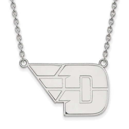 SS University of Dayton Large Pendant w/Necklace