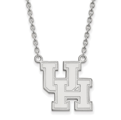 14kw University of Houston Large Logo Pendant w/Necklace