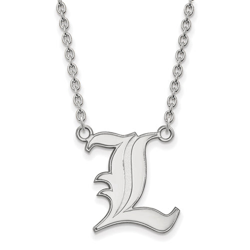 10kw University of Louisville Large Pendant w/Necklace