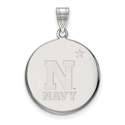 14kw Navy Large Disc Pendant