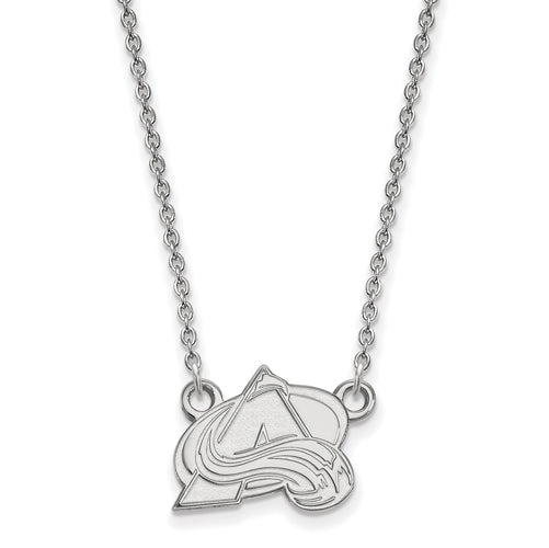 14kw NHL Colorado Avalanche Small Pendant w/Necklace