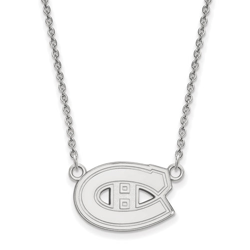 SS NHL Montreal Canadiens Small Pendant w/Necklace