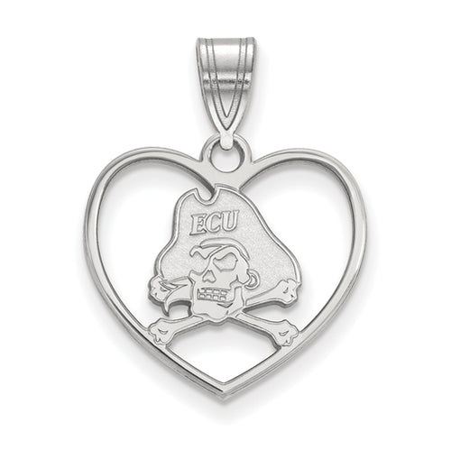 SS East Carolina University Pendant w/ECU in Heart
