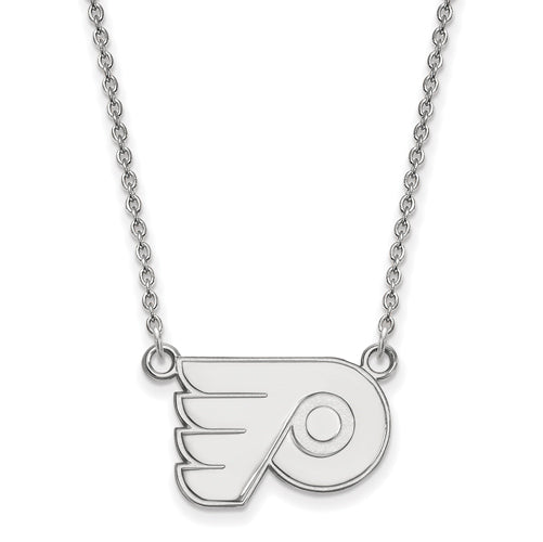 14kw NHL Philadelphia Flyers Small Pendant w/Necklace
