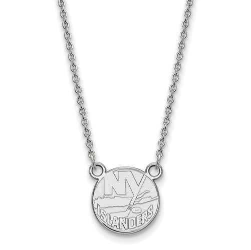 14kw NHL New York Islanders Small Pendant w/Necklace