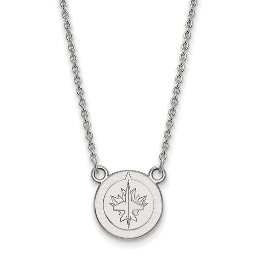 10kw NHL Winnipeg Jets Small Pendant w/Necklace