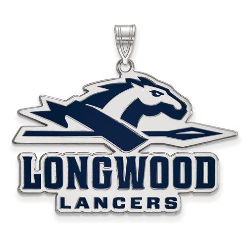 SS Longwood University XL Enamel Lancers Pendant