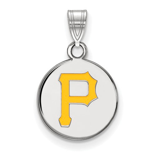 SS MLB  Pittsburgh Pirates Small Enamel Disc Pendant