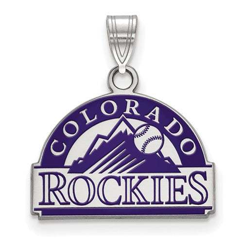 SS MLB  Colorado Rockies Small Enamel Alternate Logo Pendant