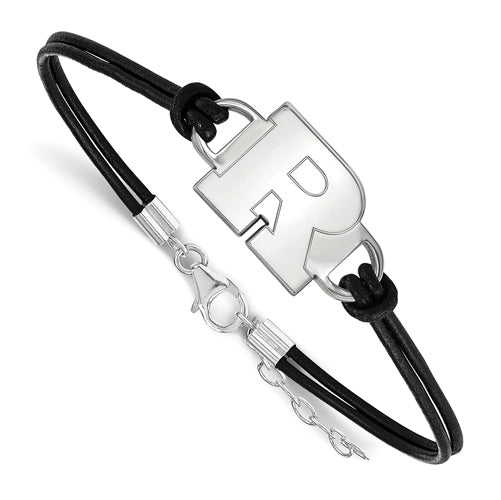 SS Rutgers Small Center Leather Bracelet