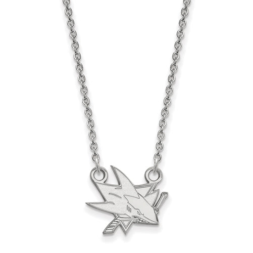 SS NHL San Jose Sharks Small Pendant w/Necklace