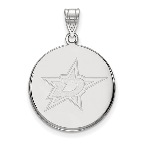 14kw NHL Dallas Stars Large Disc Pendant