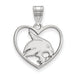 SS Texas State University Pendant in Heart