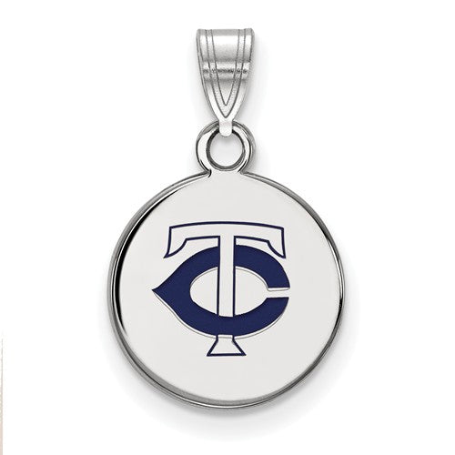 SS MLB  Minnesota Twins Small Enamel TC Disc Pendant