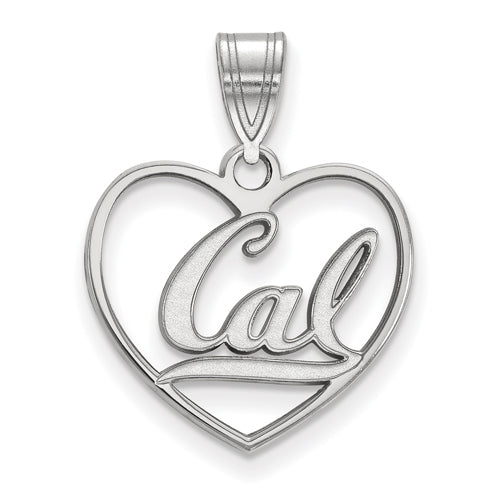 SS Univ of California Berkeley Pendant in Heart