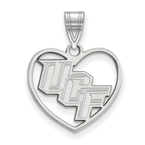 SS University of Central Florida Pendant in Heart
