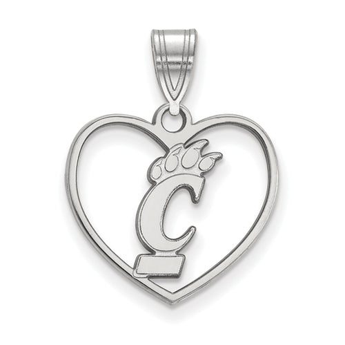 SS University of Cincinnati Pendant in Heart