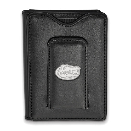 SS University of Florida Black Leather Money Clip Wall