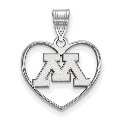 SS University of Minnesota Pendant in Heart