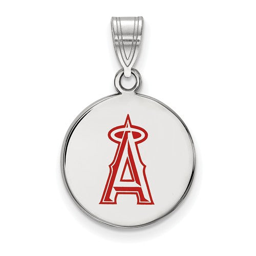 SS MLB  Los Angeles Angels Medium Enamel Disc Pendant