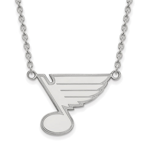 SS NHL St. Louis Blues Large Pendant w/Necklace