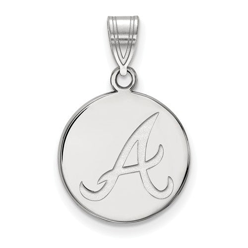 SS MLB  Atlanta Braves Medium Disc Pendant