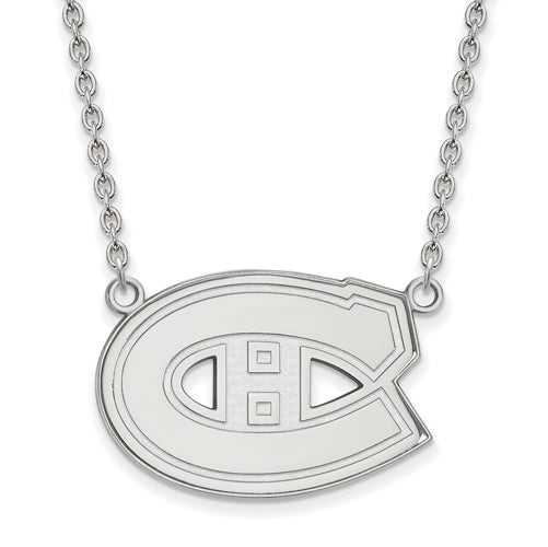 10kw NHL Montreal Canadiens Large Pendant w/Necklace