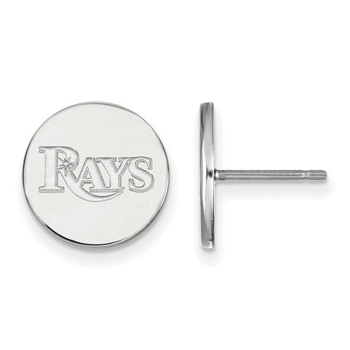 SS MLB  Tampa Bay Rays Small Disc Earrings