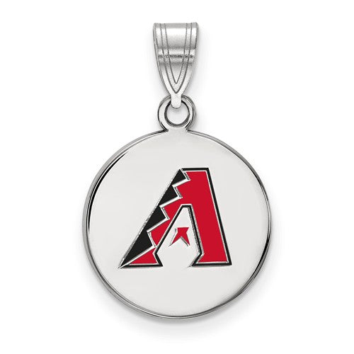 SS MLB  Arizona Diamondbacks Medium Enamel Disc Pendant