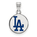 SS MLB  Los Angeles Dodgers Small Enamel Disc Pendant