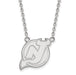 14kw NHL New Jersey Devils Large Pendant w/Necklace