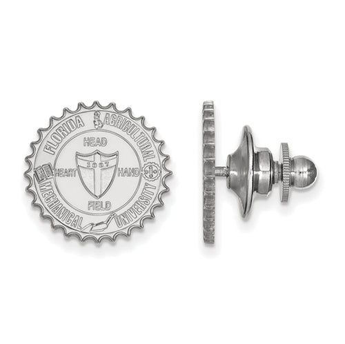 14kw Florida A&M University Crest Lapel Pin