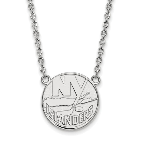 SS NHL New York Islanders Large Pendant w/Necklace