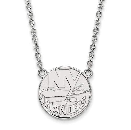 14kw NHL New York Islanders Large Pendant w/Necklace